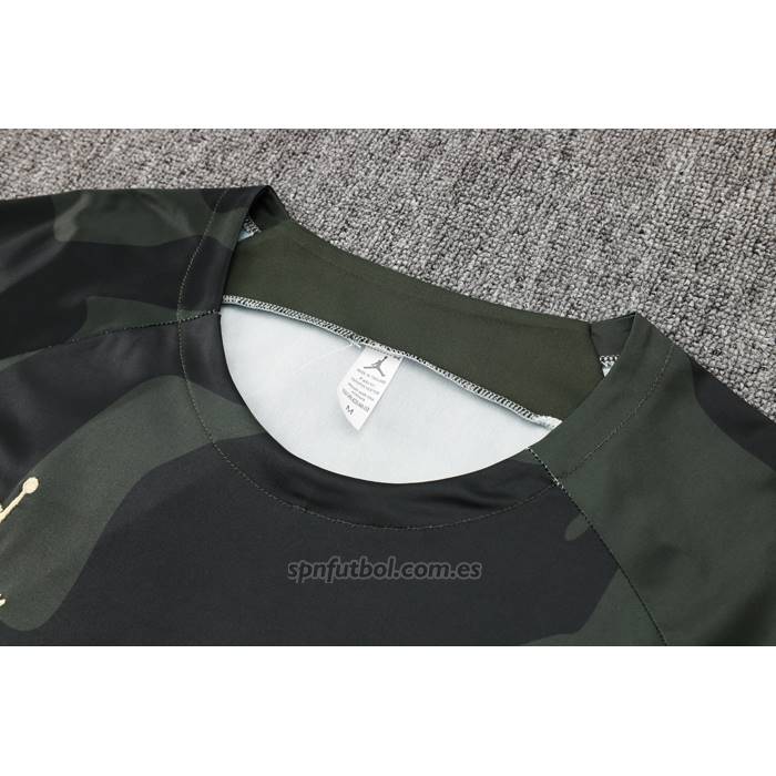 Chandal del Paris Saint-Germain Jordan Manga Corta 2024-2025 Verde - Pantalon Corto